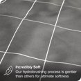 thumbnail image 2 of Bare Home Ultra-Soft Sheet Set - Premium 1800 Collection - Deep Pockets - 3-Pieces - Twin, Grid - Gray/White, 2 of 8