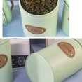 thumbnail image 2 of Wweixi Transparent Tea Jars For Storing And Displaying Favorite Tea Leaves Food Grade Metal Kitchen Storage Jars Jars Kitchen Green sugar 1Set, 2 of 6