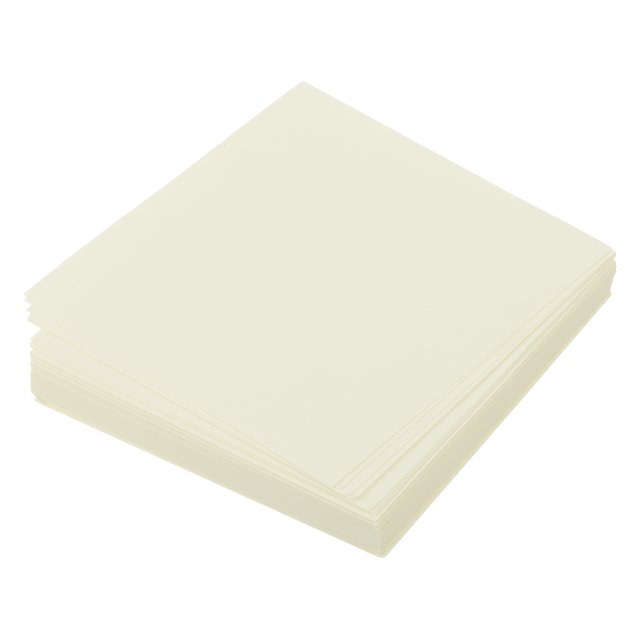 Uxcell Origami Paper Double Sided for Art Craft Project Beginner 100 Sheets Cream White 2x2 inch