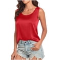 thumbnail image 1 of UPPADA Womens Tank Tops Summer Sleeveless Shirts Ladies Ribbed Wide Shoulder Straps Tees Racerback Tight Slim Fitted Workout Tank Tops Fitted Tops Racer Back Blouses,Daily Deal, 1 of 6