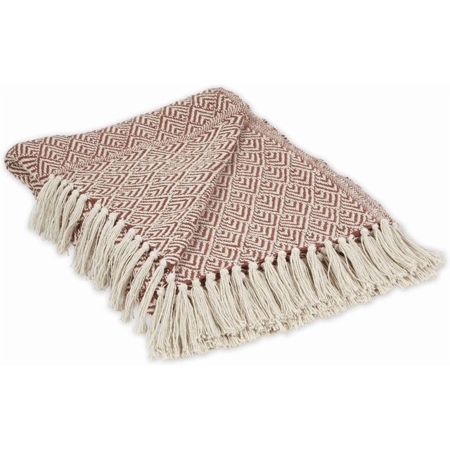 Diamond Throw Collection Cotton Woven x