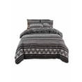 thumbnail image 2 of Kadlawus Bohemian Style Three Piece Set for Bedroom, Polyester Fiber Quilt Set, Geometric Pattern Bedding, Lightweight Comforter for Twin Bed, Pillow Cases, 2 of 8