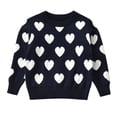 thumbnail image 2 of LSLJS Infant Baby Kids Girls Boys Valentin Heart Print Knit Pullover Sweater Tops, Tddler Sweatshirt, 2 of 4