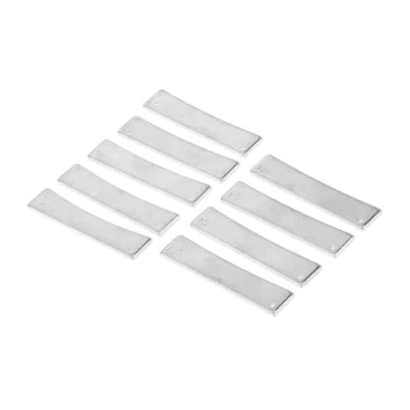 Tachiuwa 9pcs Durable Brass Guitar Bass Fingerboard Fret Press Caul Insert for Guitarist