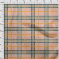 thumbnail image 1 of oneOone Cotton Cambric Peach Fabric Madras Check Sewing Craft Projects Fabric Prints By Yard 56 Inch Wide, 1 of 4