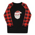 thumbnail image 5 of Femmes Manches Longues Chemises Col Rond Pull-Over Sweat-Shirt Motif Raglan Casual Tunic Tops Chemise Imprimée de Noël, 5 of 5