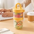 thumbnail image 2 of Yhmxh Simples Student Breakfast Yogurt Salad Cup Double Layer Handy Cup With Lid And Spoon Portable Takeaway Fats Loss Light Diet Cups Kitchen Essentials Home and Kitchen Kitchen Tools, 2 of 6