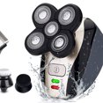 thumbnail image 2 of 1pc Electric Shaver Floating Head USB Rechargeable Electric Shaver Razor Face Brush for Home Men, 2 of 6