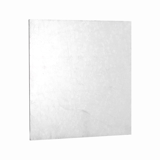 1/8" Hot Rolled Steel Sheets, 8" x 8" Steel Plate Base Metal Sheet for Structural Support Construction Boards Industrial Use Machinery Manufacturing, Silver