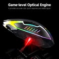 thumbnail image 3 of Mistaha Wired Gaming Mouse Optical Mouse Game-level Engine Colorful Breathing Light 4-gear Adjustable DPI Ergonomic, 3 of 8
