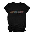 thumbnail image 2 of Pompotops T-Shirt Décontracté à Manches Courtes pour Femmes avec Imprimé Lettre, 2 of 7
