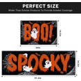 thumbnail image 3 of Cool Ghost Retro Kitchen Rugs and Mats Non Skid Washable Set of 2, Funny Halloween Spider Web Kitchen Floor Mats, Spooky Boo Orange Kitchen Runner Rug, Black Horror Kitchen Decor, 3 of 6