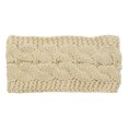 thumbnail image 1 of Bandeau Automne Coupe-Vent Tête Élastique Multicolore Réglable Large Dames Oreille Muffs Accessoires de Cheveux pour les Filles Beige, 1 of 6