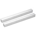 thumbnail image 1 of Unique Bargains Square Aluminum Flat Bar, 2 Pack 1' Thickness 1' Width 12' Length, 1 of 5