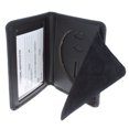 thumbnail image 2 of ASR Federal Black Bifold Leather ID Card and Badge Holder Police Gear, Shield, 2 of 8