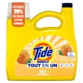 thumbnail image 2 of Tide Simply All-In-One Liquid Laundry Detergent, Orange Blossom Scent, 4.16 Litres, 107 Wash Loads, 2 of 14