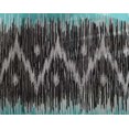 thumbnail image 4 of oneOone Georgette Viscose Fabric Chevron Ikat Print Fabric By Yard 42 Inch Wide, 4 of 4