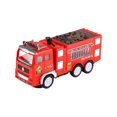thumbnail image 2 of Fire Engine Car With 4D LED Lights Sounds Fire Engine Vehicle Toy Truck Game Educational Toy Car For 3 4 5 6 Years Old, 2 of 8