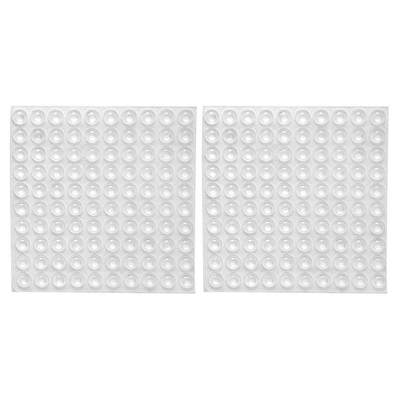 200x Transparent Rubber Feet Adhesive Bumper Pads Self Stick Bumpers Sound Dampening Door Cabinet Buffer Pads, 8*2.5mm