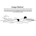 thumbnail image 4 of Swimming Kickboard, U Shape Soft Low Resistance EVA Foam Easy To Grip Swimming Kick Board  For Beginners For Training, 4 of 8
