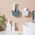 thumbnail image 2 of WHEANG Clearance Wall-mounted Adhesive Storage Multi-function Mobile Phone Holder Bedside Bathroom Storage Box, 2 of 3