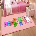 thumbnail image 2 of Children‘s Collection Educational Hopscotch Design Children Nursery Kid‘s Play Runner Rug, 2 of 11