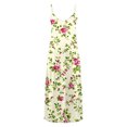 thumbnail image 5 of Ovzne Robes pour Femmes Robe pour Femme Robes d'Été pour Femmes Robe Imprimée Sans Manches Col Rond Robe Décontractée Robes d'Été Imprimées Liquidation, 5 of 5