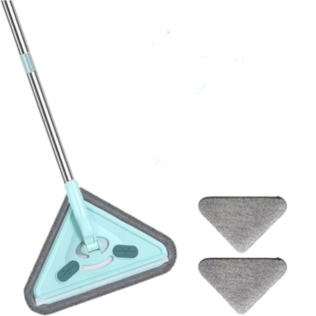 MKHSQHDG Today's Deals Multifunctional Triangle Mop Spliced Triangle Mop 360° Rotatable Adjustable Cleaning Mop Extendable Wall Mop with Long Handle Household Mop for Ceiling Window Floor