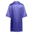 thumbnail image 5 of LOVZFMLL Robes pour Femmes Mini Robe Chemise en Satin Fendue Boutonnée Super Douce Confortable Pyjama Vêtements de Détente, 5 of 5