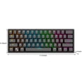 thumbnail image 3 of Gaming Pc Desktop, Wired Illuminated Keyboard Mechanical Sense Gaming Keyboard Gaming Desktop Pc Laptop Keyboard, 3 of 9