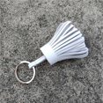 thumbnail image 4 of Keychain Keyring Leather Craft Pendant Tassel Handmade Handicraft Key Chain Decoration Holder Fashion Purse Organizer, 4 of 6