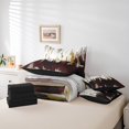 thumbnail image 4 of YST Oil Painting Bedding Set, Modern Abstract Design, 7-Piece, Twin, 4 of 4