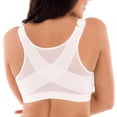 thumbnail image 3 of Women Post-Surgical Sports Support Bra Front Closure with Adjustable Straps Wirefree Padded Workout Bra Tops, 3 of 8