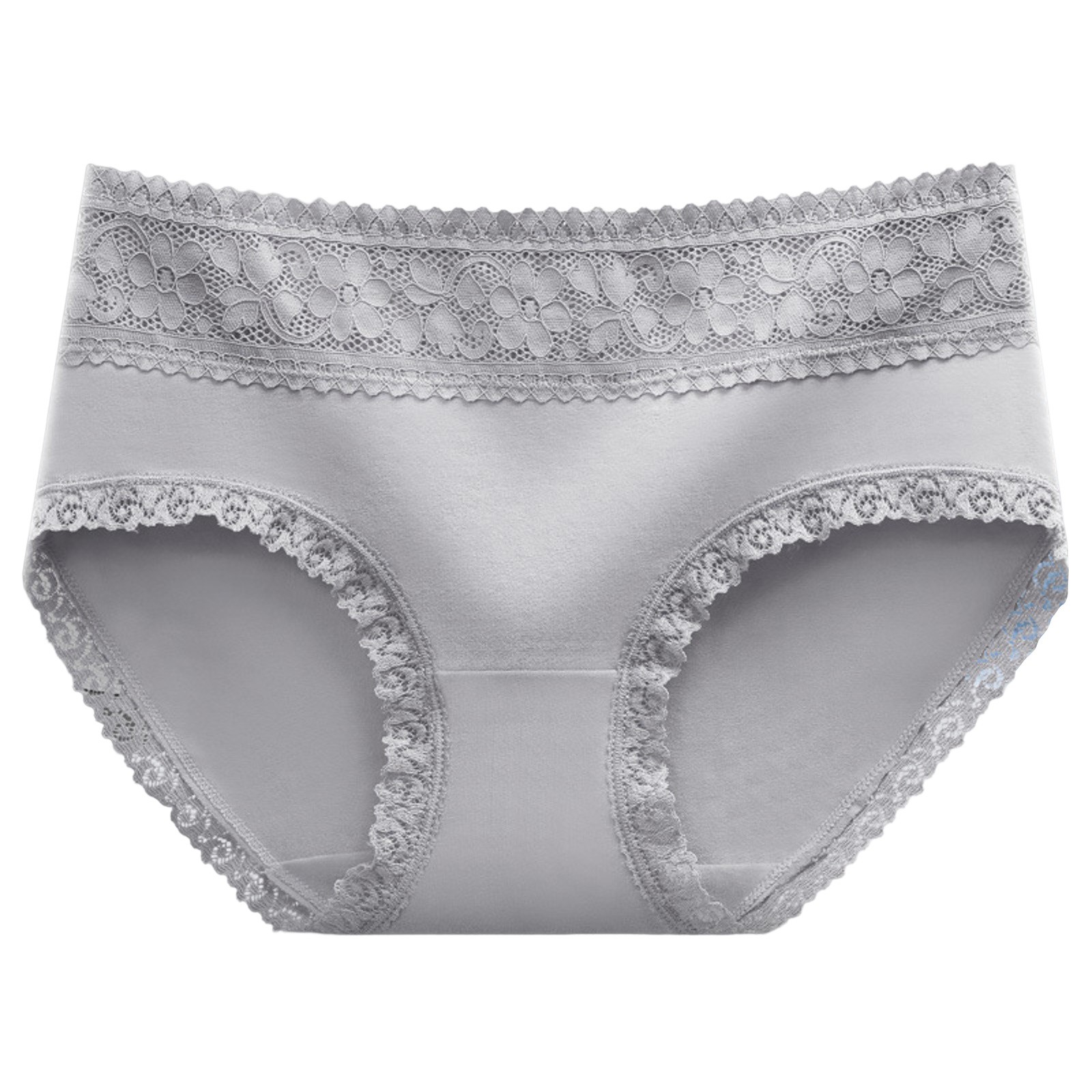 B91xZ Culotte en Coton pour Femmes, sous-Vêtements Confort, Culotte en Coton Recouverte, Gris G