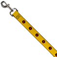 thumbnail image 2 of Dog Leash Reverse Flash Logo Golden Yellow Black Red 6 Feet Long 0.5 Inch Wide, 2 of 3