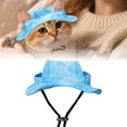 thumbnail image 2 of Chapeau de Soleil pour Chien avec Bord Étendu pour Accessoire d'Extérieur et d'Été, 2 of 4