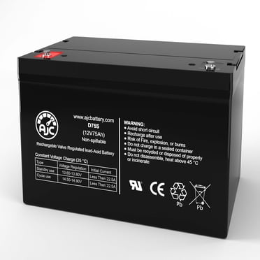 AJC SP 12V 75Ah Batterie de Pompe de Puisard - Ceci Est un Remplacement de Marque AJC