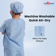 thumbnail image 4 of Déguisement de Sarrau Blue Doctor par Dress Up America, 4 of 8