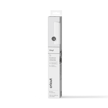 Cricut® Vinyl – Removable (4 ft), White