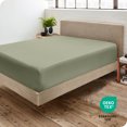 thumbnail image 4 of Bare Home Drap-Housse - Premium 1800 Collection - Poche Profonde - Ultra Doux, Résistant aux Plis - Très Grand Simple, Sauge, 4 of 7