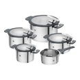 thumbnail image 1 of ZWILLING Simplify Ensemble de Casseroles, 9 Pcs en Acier Inoxydable, 1 of 10