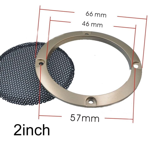 Bgsha Gold 23456.5810Inch Speaker Net Cover Car Home Mesh Enclosure Frame Wire Grilles