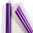 thumbnail image 1 of Firefly Hope 17 Inches X 9.84 Feet Purple Matte Metallic Wrapping Paper, Solid Color for Birthdays, Weddings & DIY Bouquets, 1 of 5