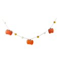thumbnail image 3 of Way To Celebrate Pumpkin and Pompoms Garland, Length 72 inch,  Orange colour, 3 of 4