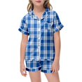 thumbnail image 2 of Winter Outfits Teens Girls Outfits Hildren's Shirt And Pants Set Christmas Pyjamas Set With Pockets Christmas Set, 2 of 4