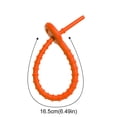 thumbnail image 2 of Harpily Chip Clips Colorful Silicone Ties Bag Clips Cable Ties Bread Ties Reusable Rubber Twist Ties Multi Purpose Silicone Ties Cable Ties Silicone Cords Household Snake Ties Bag Sealing Clips, 2 of 8