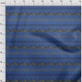 thumbnail image 3 of oneOone Cotton Silk Fabric Floral & Peacock Block Decor Fabric Printed BTY 42 Inch Wide, 3 of 4