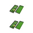 thumbnail image 3 of Ruiboury Stylish for Golf Pen Set Desktop Game with Putting Green and Flag Ballpoint Pens Yellow 2Set, 3 of 6