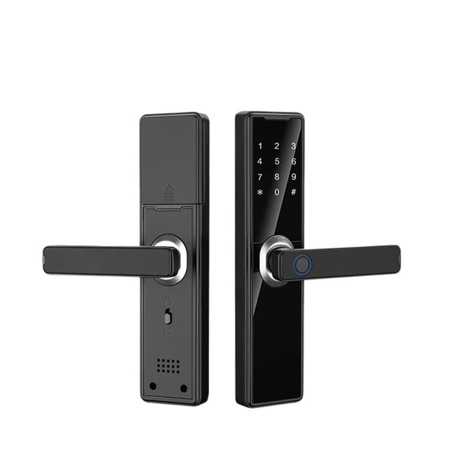 Free Drill Design Fingerprint Door Lock Smart Life APP Control 150Pcs Users Capacity ,Easy to Use