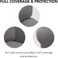 thumbnail image 3 of Super Stretch Chair Sofa Slipcover – Spandex Non Slip Soft Couch Sofa Cover, Washable Furniture Protector with Non Skid Foam and Elastic Bottom for Kids, Pets, 3 of 7